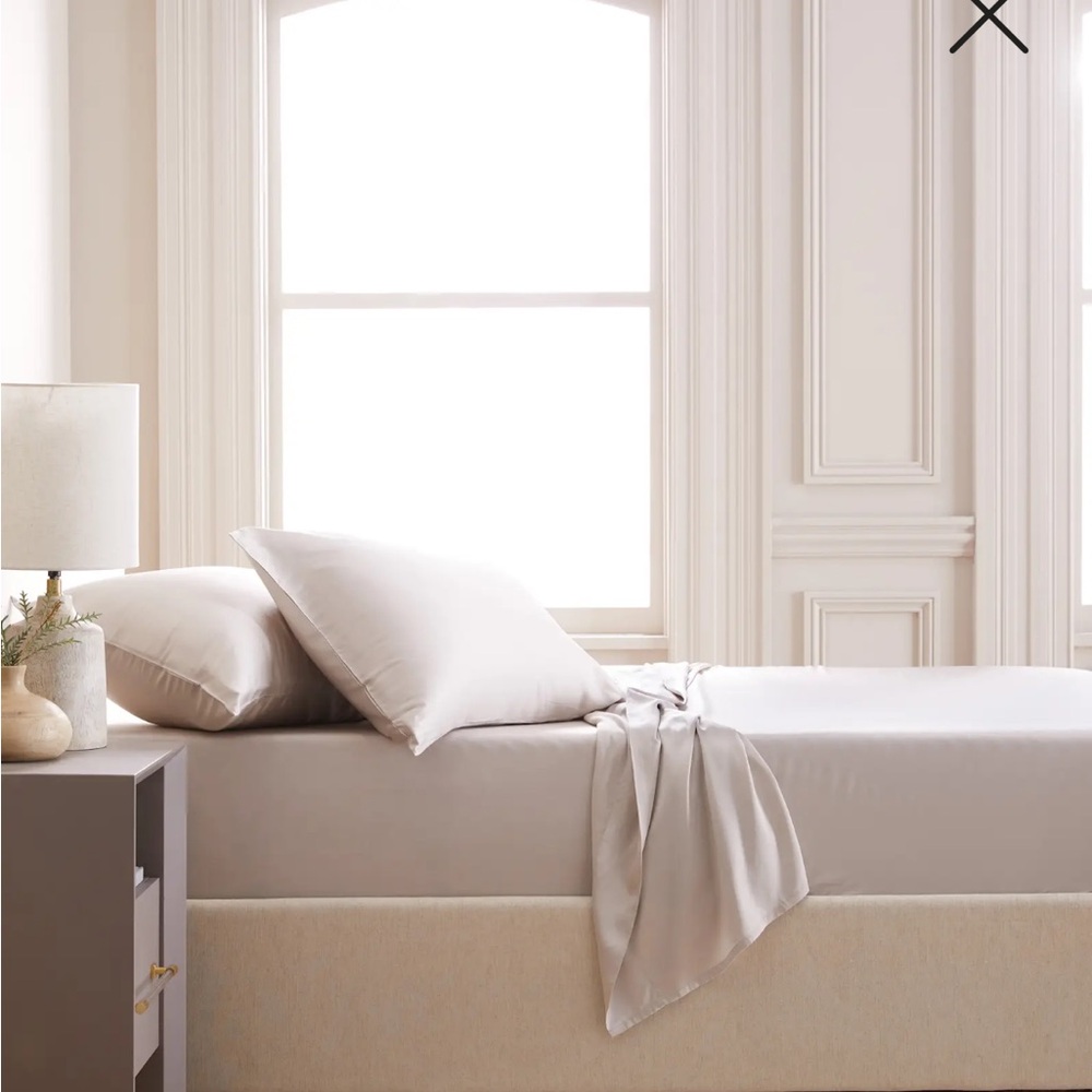 Quince Soft Bamboo Queen Sheet Set -Sand